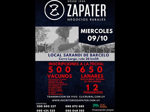 09/10/2024   Escritorio Zapater / Local Sarandi de Barceló - Cerro Largo