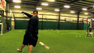 Chris Larsen Swings the DeMarini FU-Dawg Slow Pitch Bat!