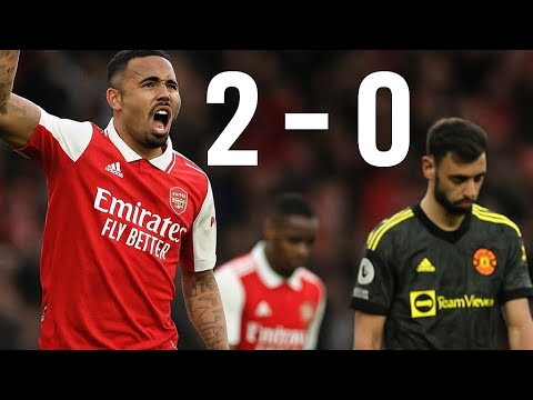 Arsenal 2-0 Manchester United | Full Highlights & Goals | Gunners Outclass United!