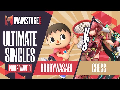 BobbyWasabi vs cress - SSBU Singles: Pools Wave D - Mainstage 2021 | Villager vs Pyra