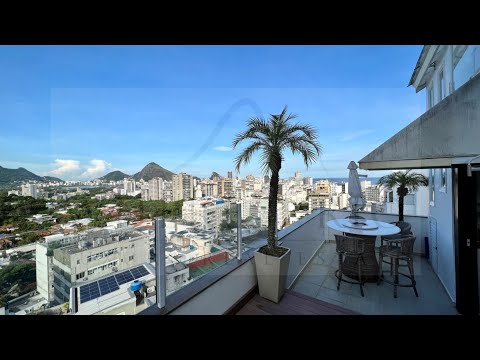 W04.787 - Cobertura duplex para venda no Leblon com vista mar e jacuzzi