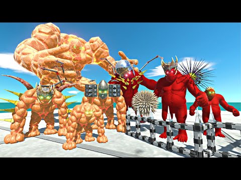 Caramel Lava Golem Evolution Rescues Devil Getting Stronger Goro Fight-Animal Revolt BattleSimulator