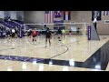 Regional Volleyball Playoff, Lauren Fullerton (red jersey)