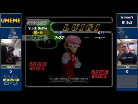 UMeMe 45 - Yoyo (Luigi) vs Helpme (Falco) - WR1