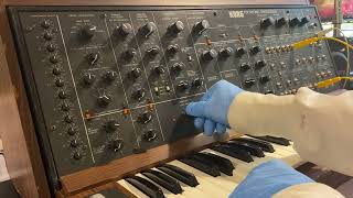 Video thumbnail for Korg PS-3100 For Sale Fully Refurbished by Pro Vintage Synth Restoration Specialists PS-3300 PS3300 by tonetweakers