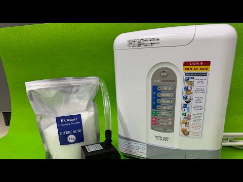 Hướng dẫn chạy vệ sinh điện cực Trim ION TI-8000: Lh 0938424096