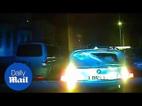 Scary 112mph police chase as driver treats Derby like a race track