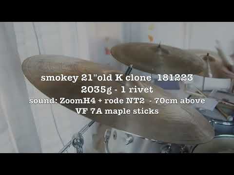 smokey 21"old K clone  #181223 - 2035g - 1 rivet - SOLD