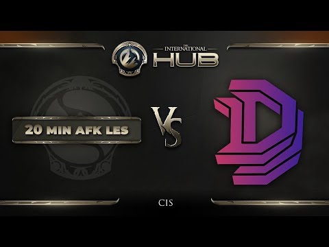 20 mins afk les vs Double Dimension - TI8 CIS Qualifiers: Group Stage - @Sheever @Fogged