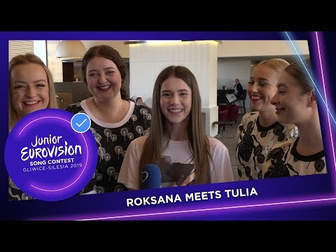 Junior Eurovision winner Roksana Węgiel meets Tulia from Poland 🇵🇱