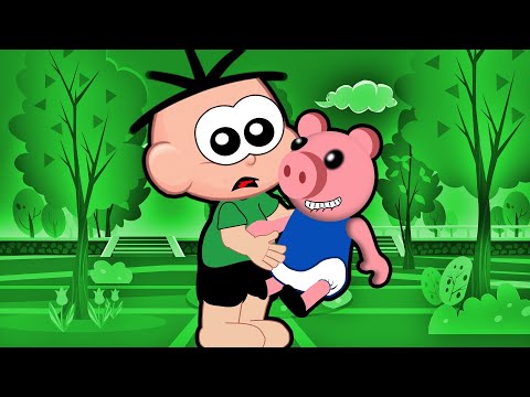 Cebolinha VIRA BABÁ do PIGGY Porquinho1