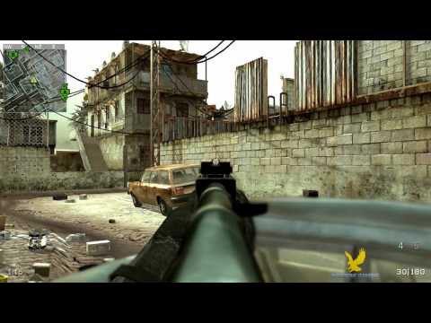 Airborne Gaming CoD4 Gameplay - Sapphire Cup Vs CRACKED Gamers