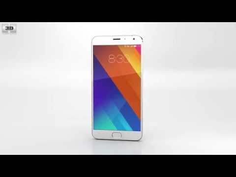 Meizu MX5 Silver 3D model by 3DModels.org