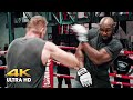Case Walker (Michael J. White) sparring with Brodie James got out of control