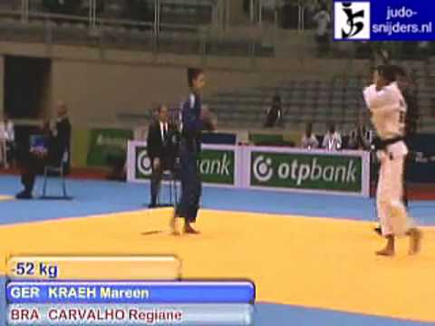 Judo 2009 Rio de Janeiro: Kraeh (GER) - Carvalho (BRA) [-52kg].