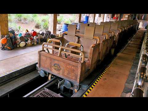 On-ride point of view of Expedition Everest