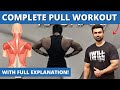Back and Biceps Workout with Tips | Push Pull Legs SPLIT!