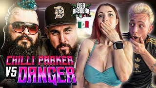 ESPAÑOLES REACCIONAN a DANGER VS CHILI PARKER | LIGA BAZOOKA