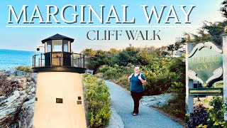 WALK WITH US ON THE MARGINAL WAY CLIFF WALK FROM PERKINS COVE TO OGUNQUIT BEACH, MAINE | NEW ENGLAND