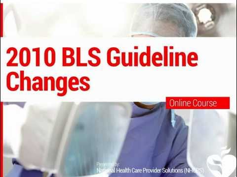 ACLS - BLS 2010 Guideline Changes