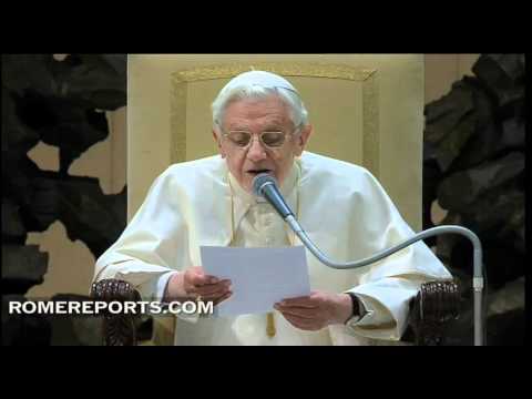 Benedicto XVI: ¨Si no se aprende a rezar en familia, después será difícil colmar esa laguna¨