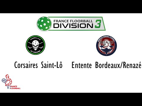 Floorball D3 Ouest : Corsaires vs. Bordeaux+Renazé