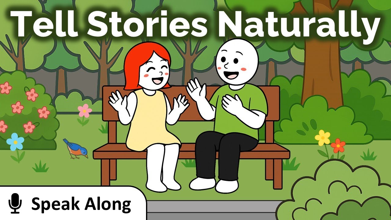 Telling a Story in English | Interactive Practice Lesson - YouTube video featuring the word spontaneous