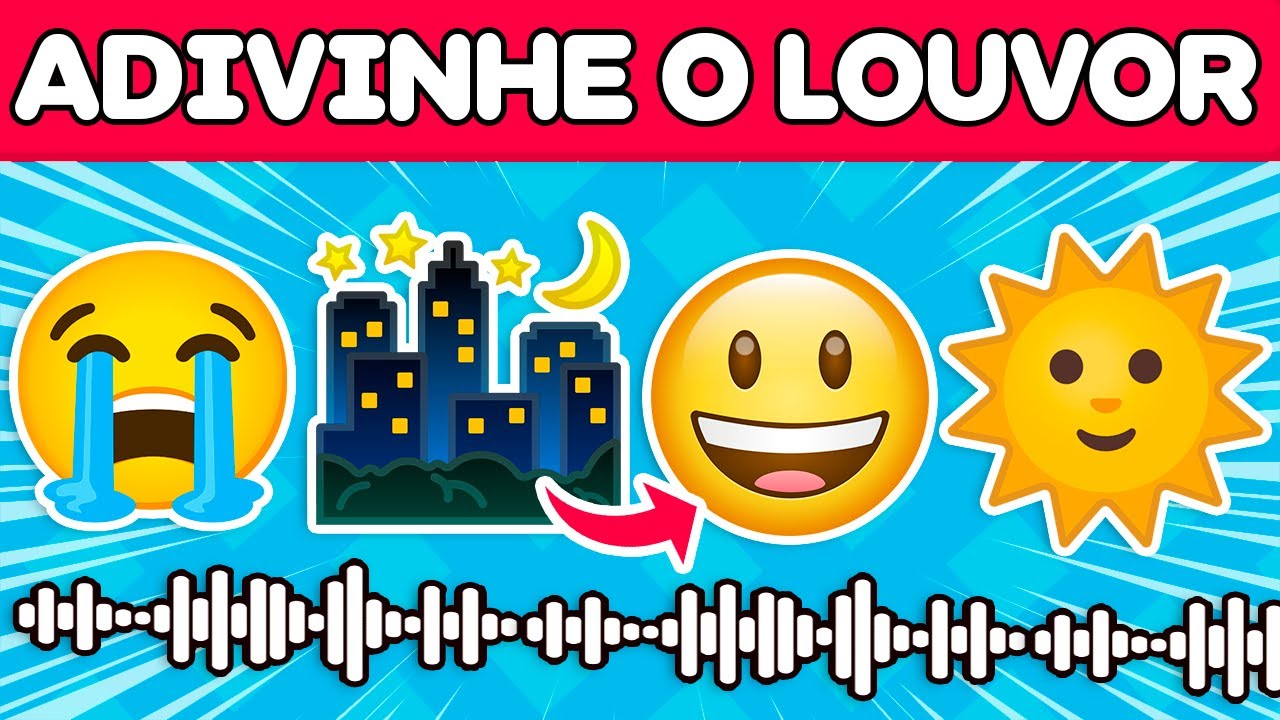 Adivinhe o louvor com emojis | Desafio musical gospel