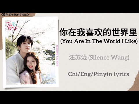 你在我喜欢的世界里 (You Are In The World I Like) - 汪苏泷 (Silence Wang)《爱你 The Best Thing》Chi/Eng/Pinyin lyrics