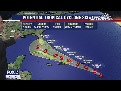 Monday evening tropical weather forecast: August 8, 2021