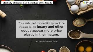 Factors Determining Price Elasticity of The Demand| Theory of Consumer Behaviour | Economic |