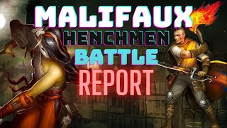 Malifaux henchmen hardcore wildfire vs Last blossom cinematic battle report in 11 min