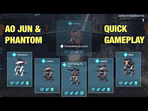 War Robots Gameplay 1.8M Damage with Phantom & Deathwing Ao Jun