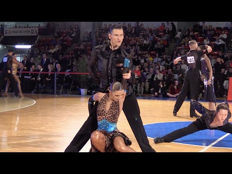 Nikolay Levchenkov - Marie Denigot-Hamon RUS, WDSF International Latin Lyon French Open 2020 | Rumba