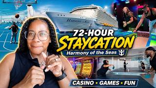 72 Hour Staycation on Harmony of the Seas 🚢 | Royal Caribbean Cruise Vlog