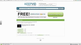 Using keepvid.com To Download Videos