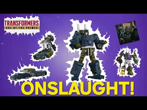 Transformers AOTP Onslaught (and Bruticus) - GotBot True Review NUMBER 1387
