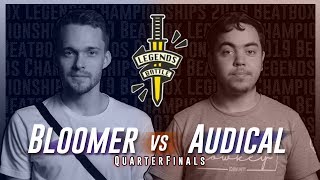 Audical deserves to win all the championships for（00:04:00 - 00:06:50） - Bloomer vs Audical | Beatbox Legends Championships 2019 | Top 8