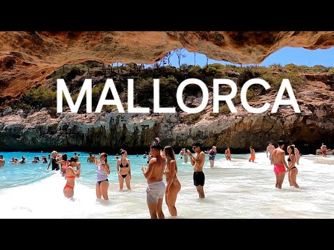 CALÓ des MORÓ 🇪🇦The PARADISE of MALLORCA island 🌴 Spain 2024 4K
