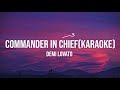 Demi Lovato Commander In Chief Karaok