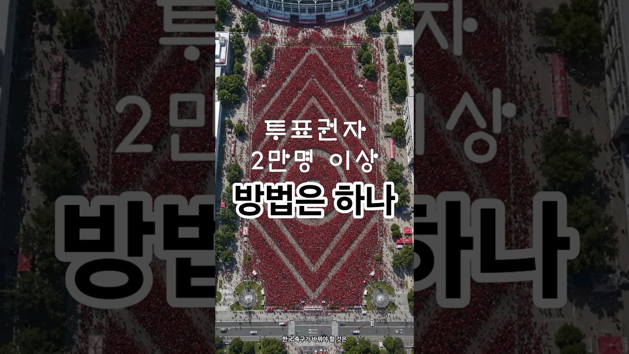 투표권자 반드시 2만명 이상으로하라