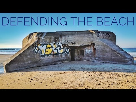 Nazi bunkers on the beach
