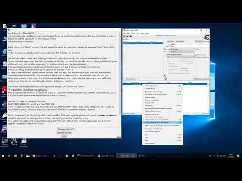 Cheat Engine Tutorial Step 6 Single Level Pointer