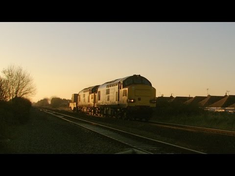 Prestatyn 25.11.2016 - DRS 37259 & 37069 on Valley flask - Class 37