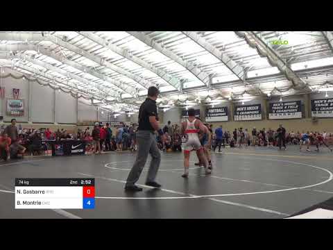 2018 UWW Cadet And U23 Nationals/U23 Freestyle 74 Round Of 64 - Nick Gasbarro (IRTC) Vs. Blake Mon