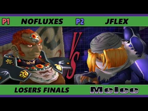 S@X 407 Online Losers Finals - Jflex (Sheik) Vs. NoFluxes (Ganondorf) Smash Melee - SSBM