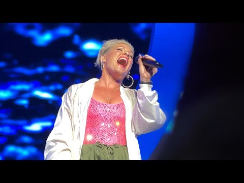 P!NK Covers Bishop Briggs “River” | LIVE AT YAMAVAÁ Highland, CA | September 29, 2022 | Great Seats