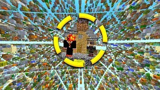 MINECRAFT HOUSE BUILT ENTIRELY on *FLOATING* BLOCKS! (MCPE Sky Grid)
