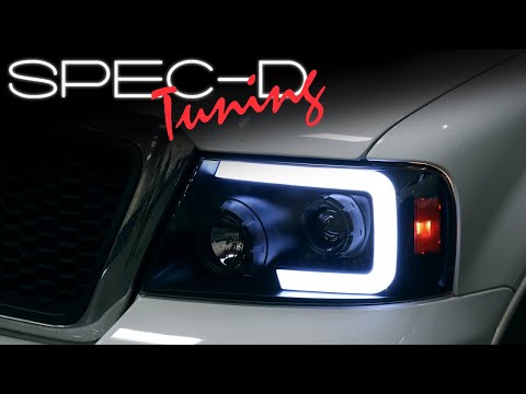 SPECDTUNING INSTALLATION VIDEO: 2004-2008 FORD F150 PROJECTOR HEADLIGHTS