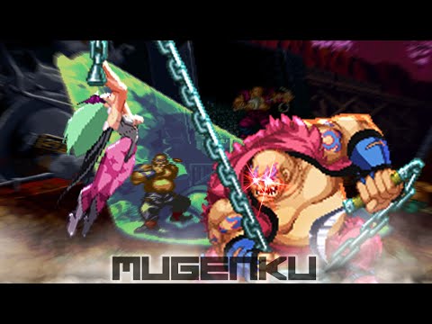 AWK Morrigan vs Earthquake. Marvel vs Capcom vs SNK MUGEN